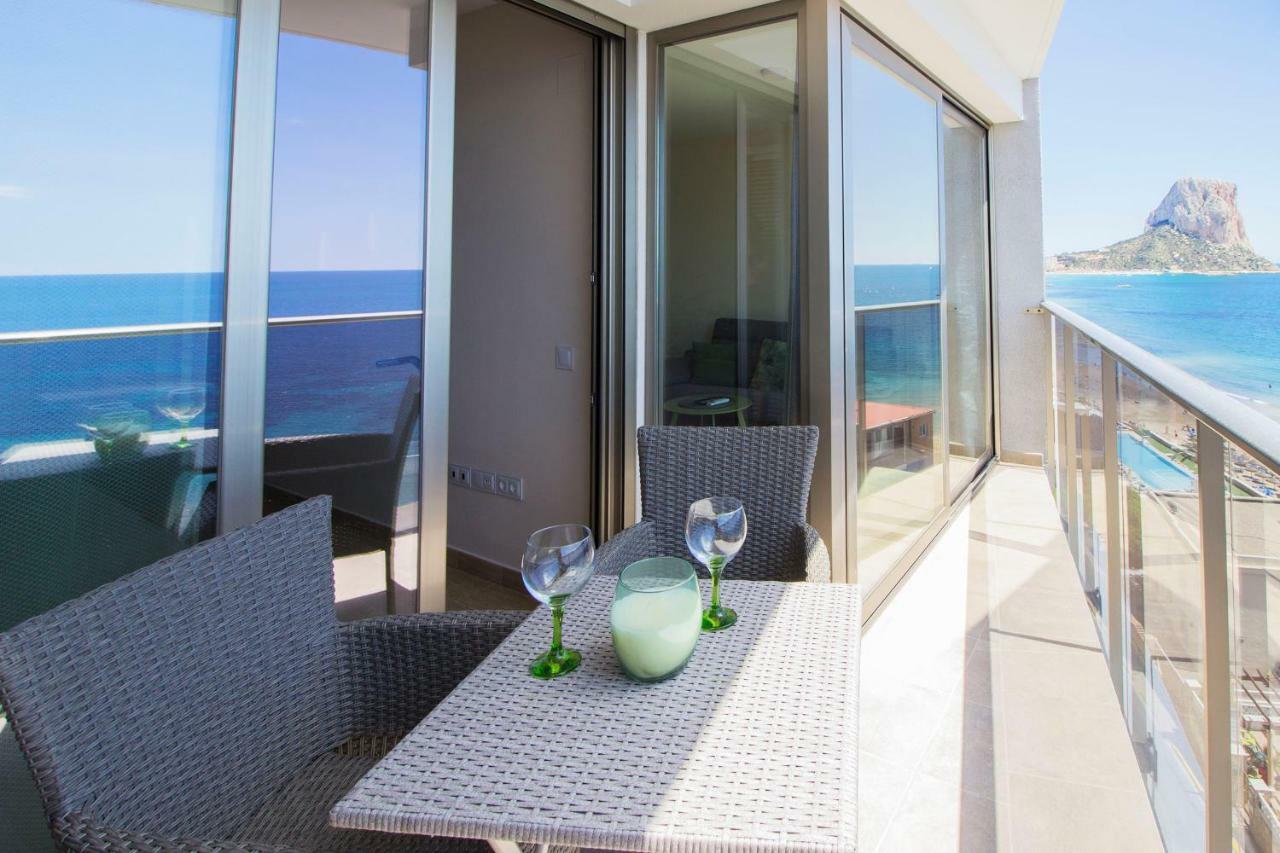 Beautiful Frontline Apartment Melioria With Panoramic Seaview Calpe Exteriör bild