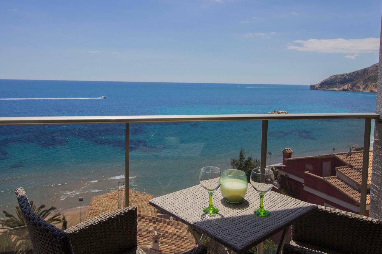 Beautiful Frontline Apartment Melioria With Panoramic Seaview Calpe Exteriör bild